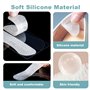 6 Paires de Coussinet Talon Chaussure en gel silicone Autocollants pour chaussures invisibles Protege Talon pour femmes et homme