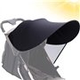 Housse De Protection Solaire pour Poussette Auvent Housse Protection UV Poussette Buggy Pare Soleil BéBé Pare-Soleil Poussette U