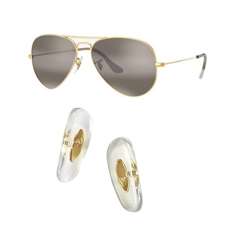 Plaquette de nez de rechange à clipser de 16 mm pour lunettes de soleil Ray-Ban Aviator RB3025