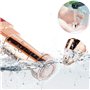2 en 1Tondeuse Visage Sourcils Rasoir Visage Femme, USB Rechargeable, Epilateur Visage Femme, Rasoir Femme Electrique, Flawless 
