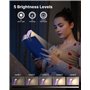 Liseuse Lampe lecture pour lire au lit lampe livre lecture Rechargeable 3 Couleurs Protection des Yeux