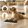 Griffoir pour Chien, Tapis à Ongles pour Chien, Planche à Gratter Chien avec Boîte à Friandises pour Lime à Ongles Animaux de Co