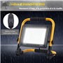 50W Projecteur LED, 5000LM Super Brillant Projecteur LED Extérieur IP66 Etanche, Éclairage de Sécurité Extérieur pour Terrains,