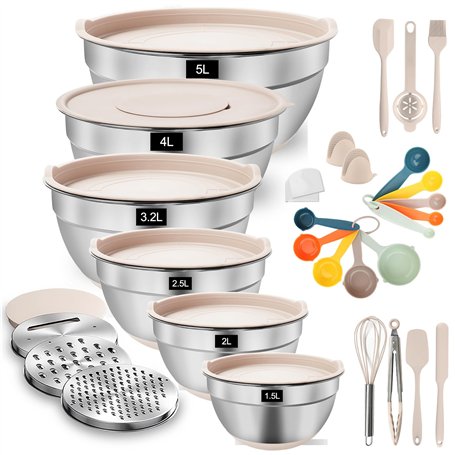 YlYADl Ensemble de Bols Mélangeurs