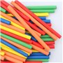 100 Numérique Bâtonnets en bois,Abacus Mathematiques Bouliers, Bâtons de comptage en bois,pour Apprends à Compter,Éducatif pour