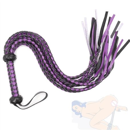 Fouet à pompon violet