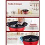 FOHERE Machine à Pop Corn, Machine a Pop Corn 3,5 L Pour la Maison, Popcorn Machine électrique Avec Sucre et Huile, Revêtement A
