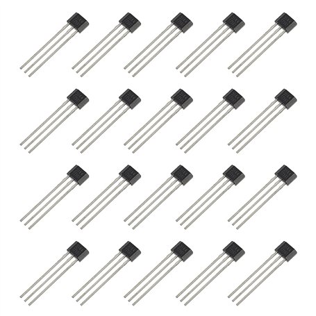 EPLZON A3144 Capteur à effet Hall 3 broches Détecteur magnétique pour Arduino (Lot de 20 pièces)
