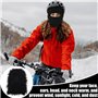 CZAYEFNH Cagoule Homme Femme Tour de Cou Cache-Cou,Lot de 2 Masque Cagoule Velo Hiver Balaclava Masque de Ski ,Coupe-Vent Campin