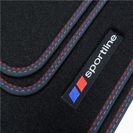 tuning-art SF003 Sportline Design Tapis de Sol pour BMW Série 1 E87 5 Portes 2004-2011