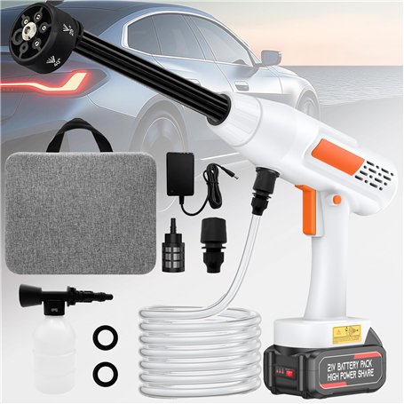 Nettoyeur Haute Pression sans Fil avec Buse 6 en 1
