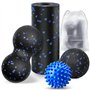 Eurtes Lot de 4 balles de massage pour fascia