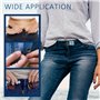 4 Pièces Rallonge Bouton Pantalon,Bouton D'extension De Taille En Denim,Ajustable Button Extenders,Eextension de bouton pour Jea