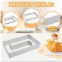Moule Rectangulaire Patisserie en Acier Inoxydable