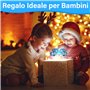 Fileeyn Mini Drone pour Enfants, avec Caméra HD 1080p, Contrôlable via App RC Quadcopter avec Lumières LED, Protection d'hélice