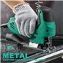 Scie sauteuse STANEW 650 W, Vitesse de sciage par min. 1000-3000RPM,6 Vitesses réglables, 5 lames, Angle de coupe 45º, Profondeu
