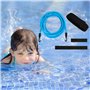 Résistance Elastique de Nage Piscine, , 4M Réglable Entraînement Ceinture de Natation, Elastique Natation pour Adultes et Enfant