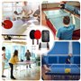 Ensemble de tennis de table, 2 raquettes de tennis de table avec 4 balles de tennis de table et 1 sac, filet de ping-pong, set d
