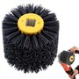 Brosses abrasives : grain 80 120 x 100 mm brosse en nylon