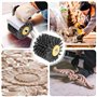 Brosses abrasives : grain 80 120 x 100 mm brosse en nylon, rouleau abrasif, brosse en nylon pour machine à satiner roue de tréfi