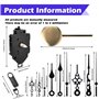 Mouvement pendulaire à quartz silencieux avec 3 ensembles d'aiguilles et pendule - Mouvement de rechange pour horloge murale - P