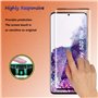 Fyqzio [2+2 Pièces Verre Trempé Pour Samsung Galaxy S20 Plus et Caméra Arrière Protecteur,Sans Bulles,9H Dureté,Anti-Rayures,3D 