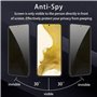【2 pièces】Verre Trempé Protection Écran Anti-Espion pour Samsung Galaxy S22/S23，Film de Protection en Verre Trempé, Anti-Espion,