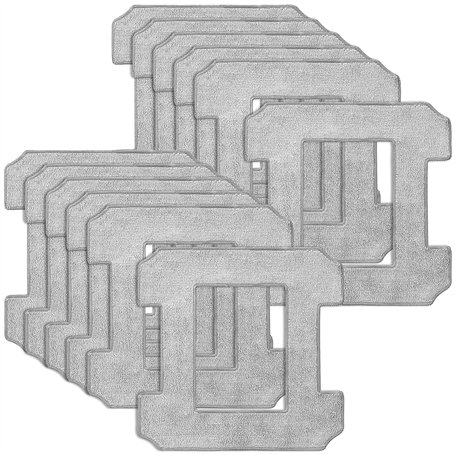 Lot de 12 chiffons de nettoyage pour Ecovacs Winbot W1/ W1 Pro/ W2 Omni/ W2