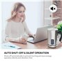 OZAVO Mousseur à Lait Electrique 500W 300 ML Chauffe Vite Mousse Froide ou Mousse Chaude avec Revêtement non-adhésif en Acier In