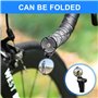 Nizirioo Rétroviseurs Pliables pour Guidon de Vélo - 2 Pièces HD, Réglables à 360°, pour Vélo Électrique, de Route, VTT