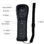 Télécommande Wii: manette de jeu manette Wii télécommande sans fil connexion capteur de mouvement manette de jeu de remplacement