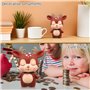 SUPVOX Tirelires CréAtive En Forme De Cerf Pour Enfants - Tirelires Cartoon DéCorative En Plastique - IdéAl Pour Cadeaux D'Anniv