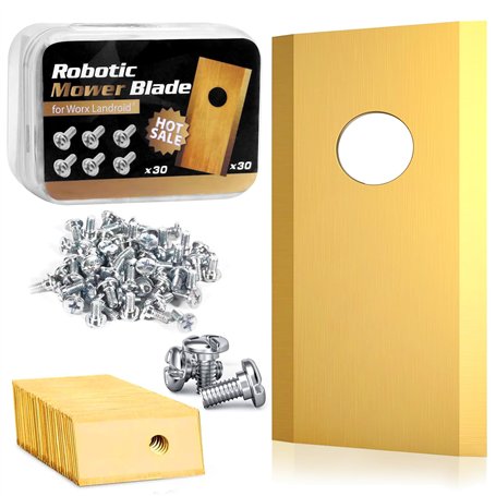 EOPUOZS 30pcs Lames Robot Tondeuse pour Worx Landroid