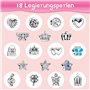 WEVOL Cadeau Fille 5-13 Ans Enfant Jouet Bijoux DIY Charms Bracelet Kit Fabrication Idée Cadeau 5 6 7 8 9 10 11 12 13 Ans Cadeau
