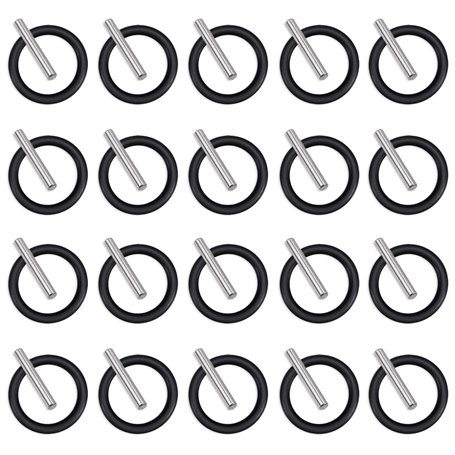 40 Pièces Joints Torique et Broches Bague d'impact Boulonneuse a Choc Accessoires Douilles à Chocs Accessoires pour Échafaudages