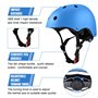 mizikuu Protection Roller Enfant, 7 en 1 Casque Vélo Enfant Kit Réglables Coudières Genouillère Protège Poignets Equipemen pour