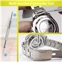GLDCAPA Kit Changement Pile Montre, Presse de Boîtier Montre, Kit Outil Montre, Tournevis Reparation Horloger, Outil pour Ouvre