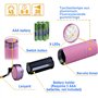 mizikuu 6 pcs Mini Lampe Torche Portable, Lampe de Poche Enfant Durable Usages Multiples Petite Lampe Poche étanche lanyard led