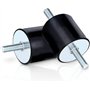 Supports en caoutchouc M8x23 Isolateur anti-vibration Isolation Amortisseur Support d'absorption avec boulon fileté Silent Block