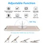 VOVIGGOL 2 Pièces Anneau Telephone Portable, 360° Rotation Clear Bague Téléphone Support Transparent Anneau Porte Portable Smart