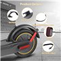 Yungeln Garde-Boue arrière de Trottinette Compatible avec Scooter électrique Segway Ninebot Max G30 / Max G30 E / G30 LP, inclu 