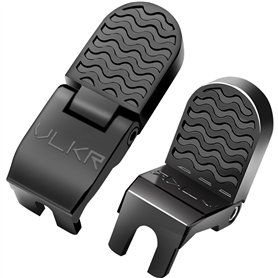 Repose Pied Velo Arriere Enfant, 2 Pièces Pédales Arrière de Vélo,Cale Pieds Velo,Universel Alliage d'Aluminium Pliant Antidérap Repose Pied Velo Arriere Enfant