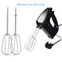 Gfamous Lot de 2 fouets pour batteur à main de rechange Mélangeur à main Mélangeur à main Robot de cuisine émulsifiants Kit méla