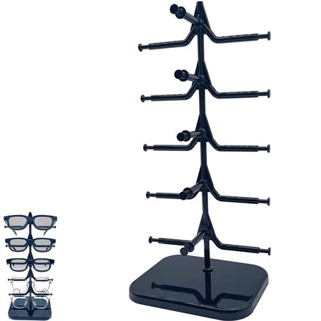 N-D Support de Lunettes Présentoir De Lunettes Porte Monture Lunettes en Plastique Organisateur De Lunettes Support D'Affichage