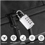 mizikuu Lot de 6 Cadenas à Combinaison de 4 Chiffres, Petit Cadenas a Code Serrure Combinée Numero Cadenas Code pour Casier, Gym