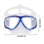 mizikuu Masque de Plongée, Adultes Lunettes de Natation Masque Snorkeling avec Vue Panoramique à 180 ° Lunettes de Plongée Masqu