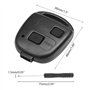 SLshiBo 2 Pièces Coque Télécommande Toyota 2 Boutons Boitier Clef Voiture Coque de Clé sans Lame Compatible avec Toyota Yaris Ra