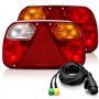 2PCS Feu de Remorque Feux Arrière