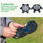 Lot de 13 crampons de rechange pour chaussures de golf avec accessoires avec stabilité de traction et confort