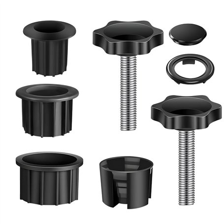 Udbrud 8 Pièces Anneaux de réduction pour Pied de Parasol Kit